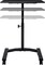 Airlift Height Adjustable Mobile Rolling Laptop Cart Computer Workstation Desk Table for Home, Office, Classroom, Hospital, w/Wheels, Flat (24") (NEW MODEL), Black
